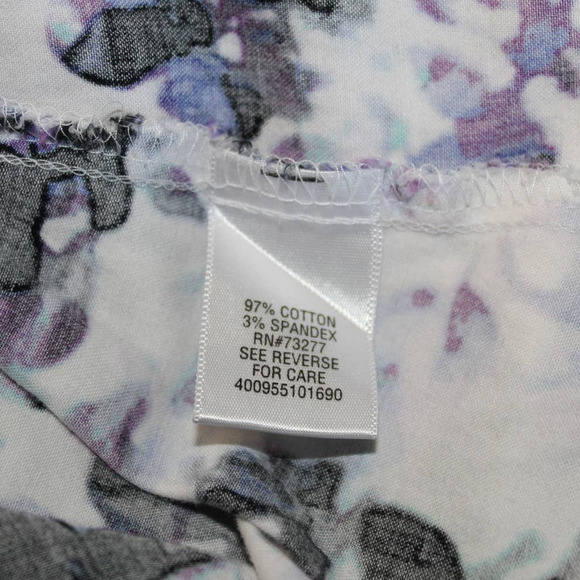 SALE-Apt. 9 women's modern abstract floral button up dress shirt size 1x - Picture 10 of 11